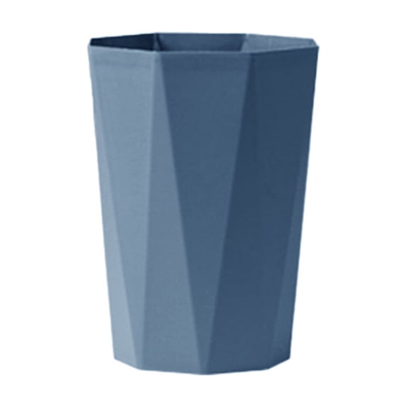 Plastic Trash Can, Mohdy Diamond Shape Wastebasket Garbage Bin, Small 2.6 Gallon Bathroom Kitchen Bedroom Office Container, Lightweight Durable and Easy to Clean