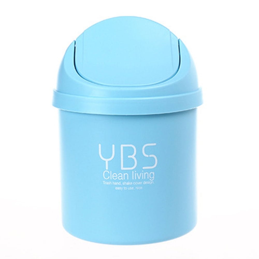 Plastic Trash Can Wastebaskets Lightweight Trash Container for Dorms