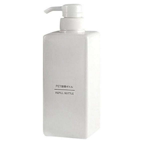 Plastic Travel Clear Square Bottle Dispenser Soap Foam Foaming Pump Empty Bottle Liquid Shower Gel Foam Pump White 450ML