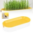 thumbnail image 1 of Plastic Tray, Cat Grass Growing Kit Cat Grass Planter Hydroponic Cat Grass Box, Planter Dual Layer Detachable Hydroponic Cat Grass Planter for Pet Cat Plastic Plant Pot Walmart Pallets, 1 of 9