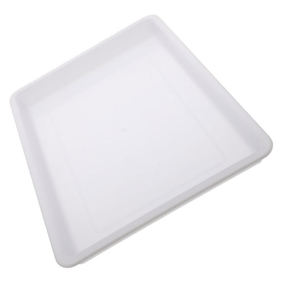 Stackable Plastic Serving Tray for Art, Crafts, Painting, Projects, Classroom Use - Multi-Purpose Plastic Tray