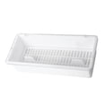 thumbnail image 1 of Plastic Trays Chopsticks Box Drain Drying Holder Silverware Pallet Utensil for Drawer, 1 of 6