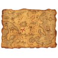 thumbnail image 1 of Plastic Treasure Map 12" X 18" - 12 Pack (1 Per Package), 1 of 2