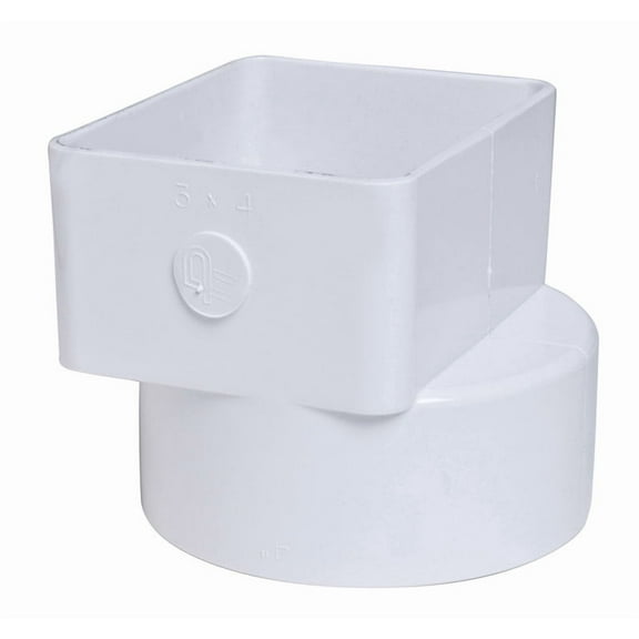 Adptrdnsptflush 3X4X4Pvc By Plastic Trends Mfrpartno P1926