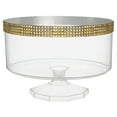 thumbnail image 1 of Plastic Trifle Container with Gold Gems | Small | 1ct, 1 of 1