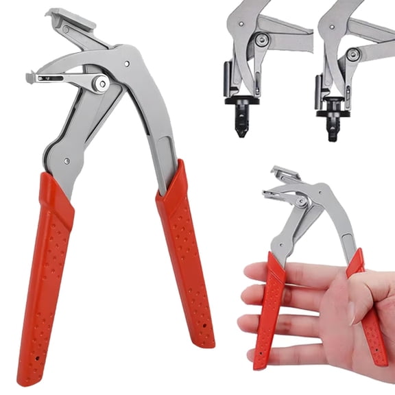 Plastic Trim Clip Removal Tool, Professional Car Push Pin Panel Pliers, Auto Body Trim Puller, Push Pin Pliers Panel Removal, Plastic Fastener Remover, Interior & Exterior Clip Tool for Car(1Pc)