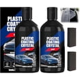 thumbnail image 1 of Plastic Trim Restorer & Coating Agent - Quick Car Plastic Interior Scratch Remover, Automotive Plastic Restorer, Black Trim Restorers & Scratch Remover for Vehicles (2PC), 1 of 7