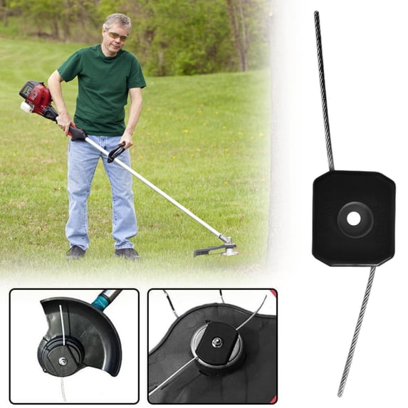 Plastic Trimmer Head Replacement, Grass Cutter Line Head, Garden Tool Accessories For Lawn Trimmers, Easy Install Trimmer Attachment For Weed Grass Cutting, Yard Maintenance Tool