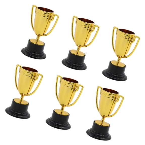 Plastic Trophies Gold Silver Bronze Variants for Enhancing Participation in Team Sport School Event and Party Awards
