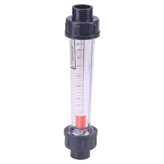 Plastic Tube Liquid Water Rotameter 60 to 600 L/H Flow Meter LZS-15D