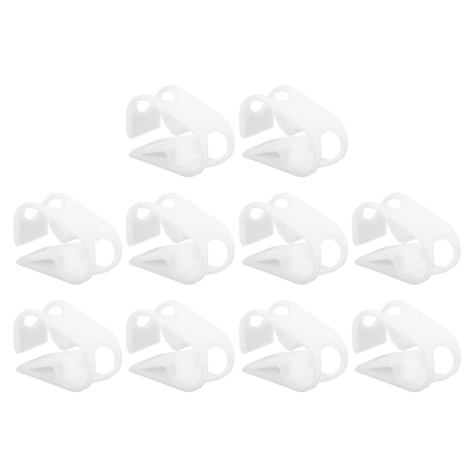 Plastic Tubing Clamps, 10 Pack 1/2"3/4" Tube OD Flow Control Hose Clamp