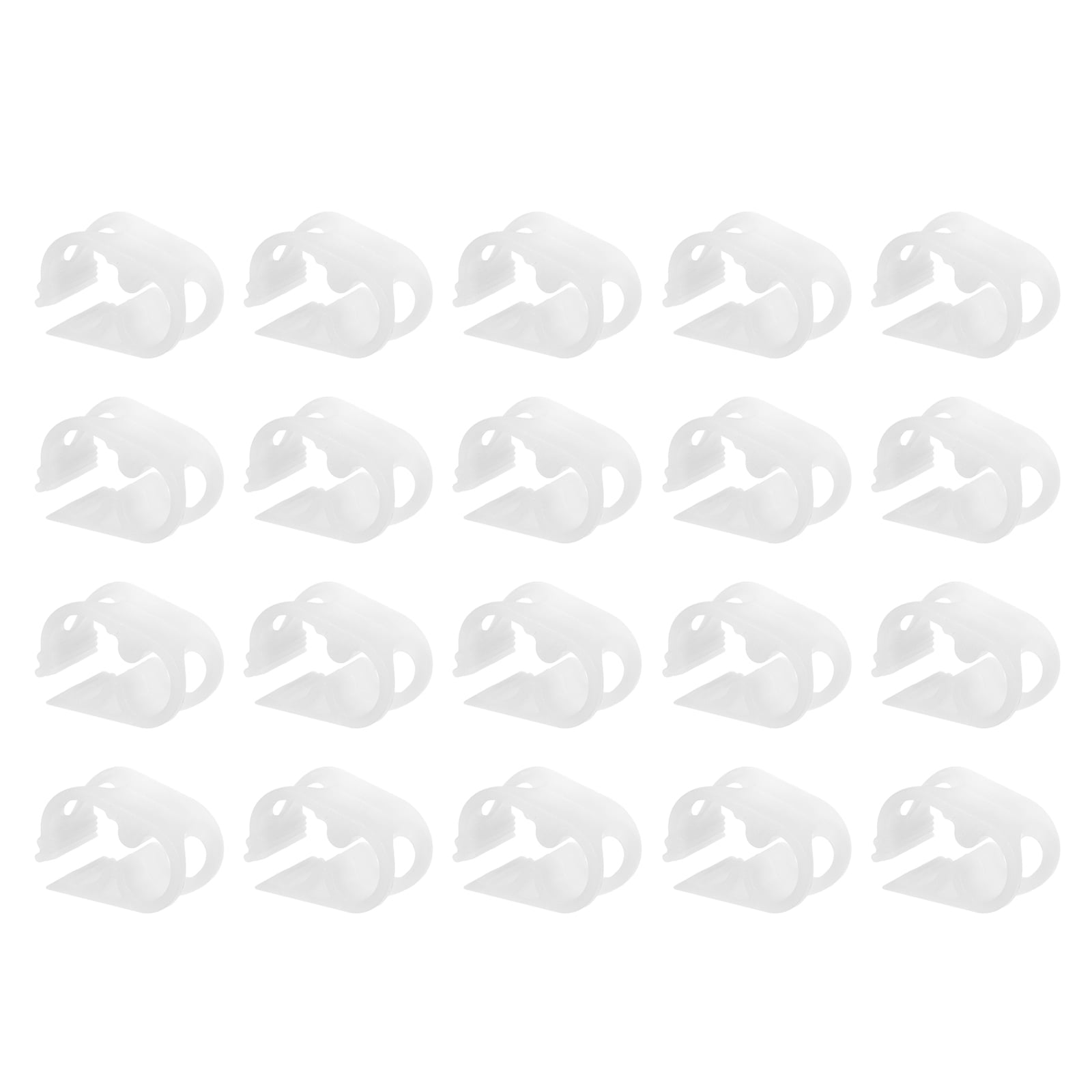 Plastic Tubing Clamps, 20 Pack 1/8"1/4" Tube OD Flow Control Hose