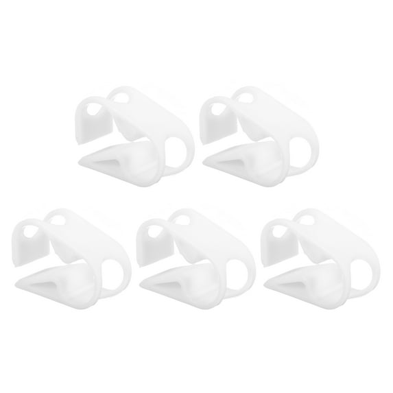 Plastic Tubing Clamps, 5 Pack 1/2"-3/4" Tube OD Flow Control Hose Clamp