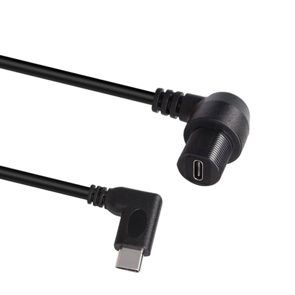 Plastic Type C Extension Cord 10Gbps Data Sync And Power Charging