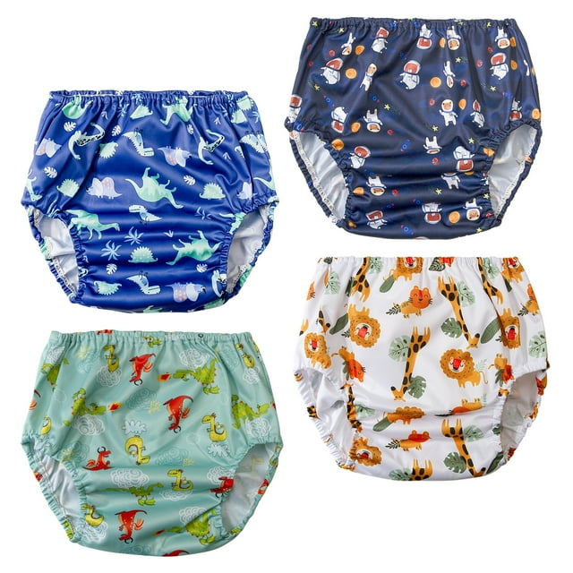 Plastic Underwear Covers for Potty Training 5T Rubber Pants for Babies