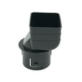 thumbnail image 1 of Plastic Universal Downspout to Drain Tile Adapter (2X3X3 CASE(3), BLACK), 1 of 2