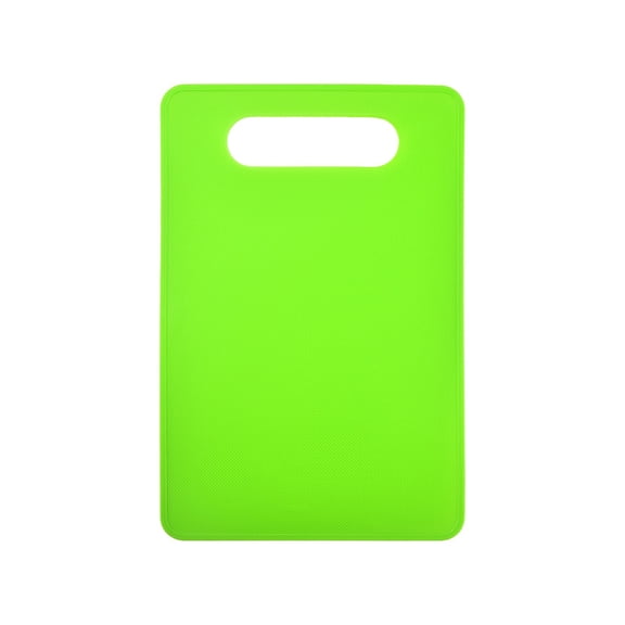 Plastic Utility Cutting Board with Handles, Dishwasher Safe, Thick Chopping Board, Large Size, Easy Grip Handle, for Kitchen Green