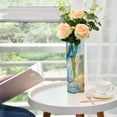 thumbnail image 1 of Plastic Vase 11.8"×3.9" Translucent Cylinder Vase Durable Flower Vase Storage Bottle for Modern Home Wedding Decor Sea Plants and Coral, 1 of 6