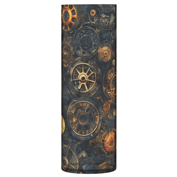 Plastic Vase 11.8 x 3.9 Inch Vase Transparent Non-Breakable Plastic Ornamental Culture Bottle Storage Jar Modern Family Wedding Decoration Cartoon Steampunk Gears