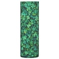 thumbnail image 1 of Plastic Vase 11.8 x 3.9 Inch Vase Transparent Non-Breakable Plastic Ornamental Culture Bottle Storage Jar Modern Family Wedding Decoration Pretty Green Four-leaf Clover, 1 of 6