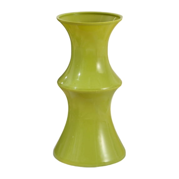 Plastic Vase Bamboo Shape Modern Design, Decorative Vase for Shelf, Mantle, Table, Living Room Home Decor