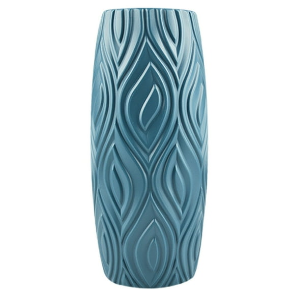 Plastic Vase With Colors A Creative Camellia Decoration And Vase For Both Dry And Flowers With Imitated Glaze And High Durability Against Breaking