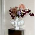 thumbnail image 1 of Plastic Vase for Home Decor, 10-Inch Flower Pot for Drying and Fresh Arrangements, 1 Count, 1 of 6