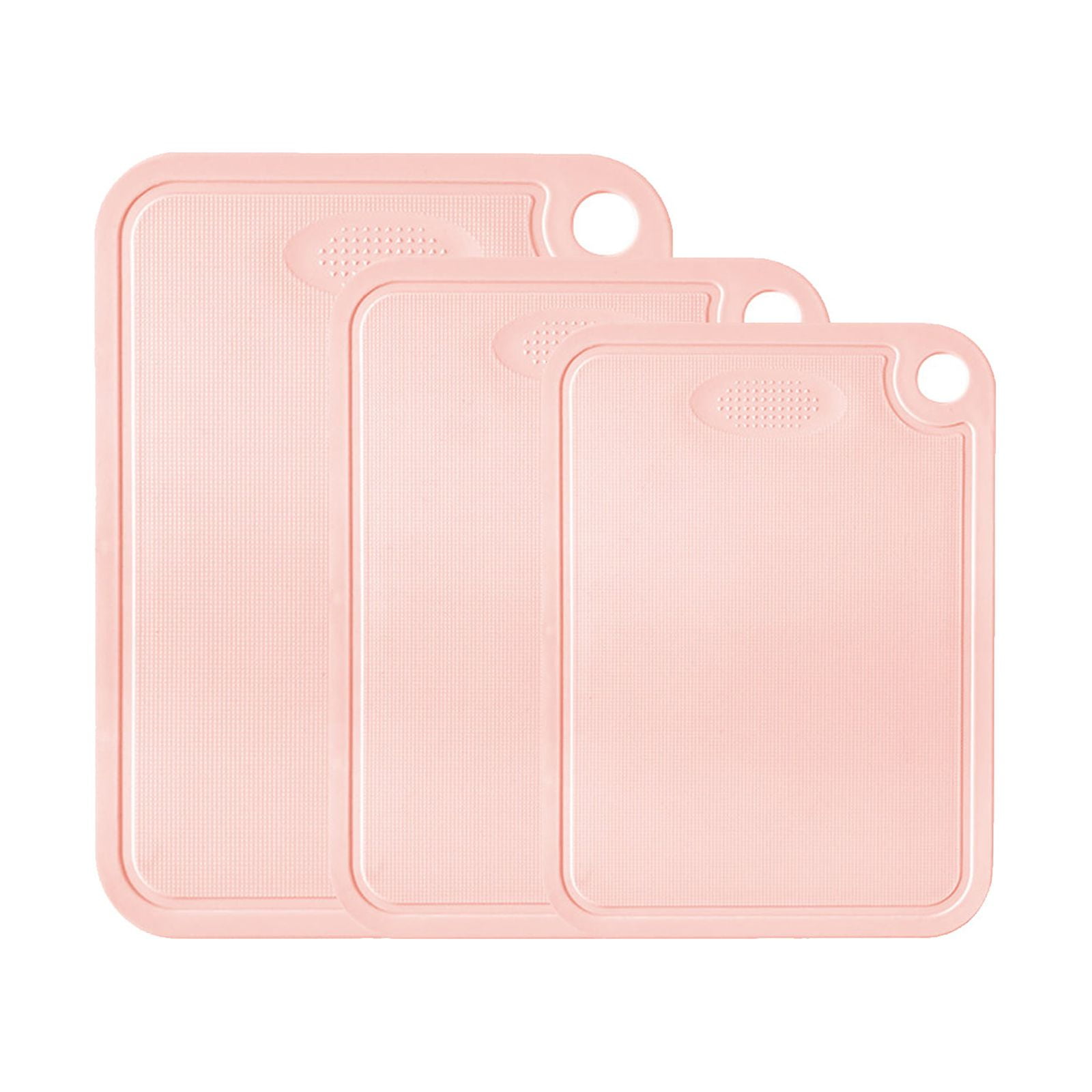 Plastic Vegetable Chopping Board Kitchenware Fruit Meat Cutting Mat  Grinding Camping 3Pcs Food Grade Cutting Board 