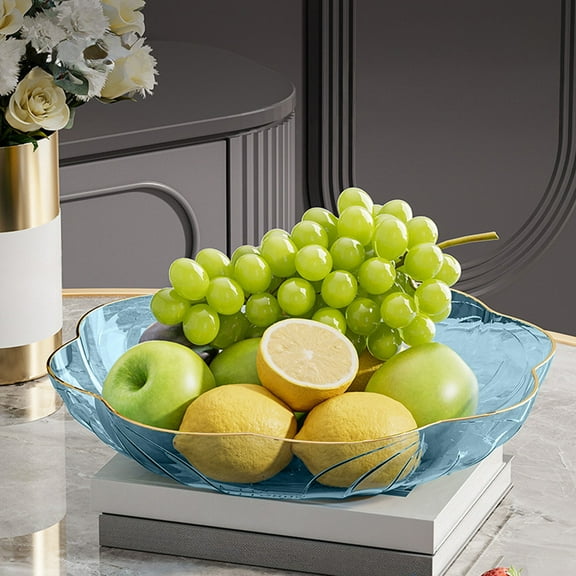 Plastic Vegetable Tray Drainable Footed Basket Polypropylene 20x20x4.5cm Multi-Purpose Snack Bowl for Kitchen Home Party Picnic