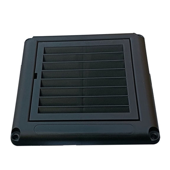 Plastic Ventilation Grille With Mesh Square Indoor Exhaust Vent Fresh Air System Vent Black Wall Ceiling Vent Grille Cover