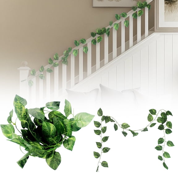Plastic Vine Leaves Artificial Plants for Ceiling Reptile Tortoise Box Terrarium Decor Artificial Hanging Vines