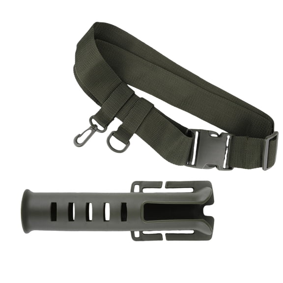 Plastic Wader Adjustable Fishing Rod with Poles Inserter for Casting Reel Waist Wading Belt Fishing Tackle Tool