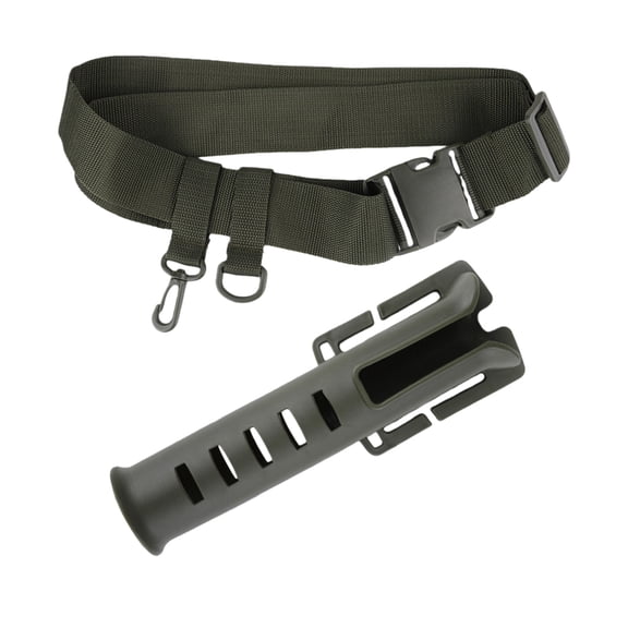 Plastic Wader Adjustable Fishing Rod with Poles Inserter for Casting Reel Waist Wading Belt Fishing Tackle Tool