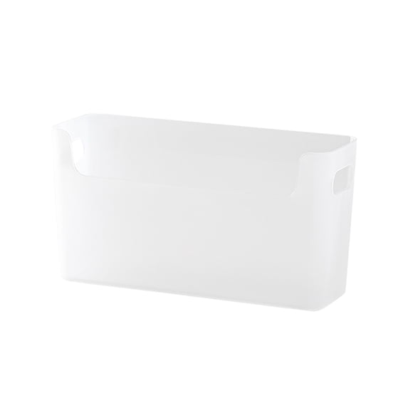 Plastic Wall Mount Storage Box - 2-Pack, Adhesive Design & Multifunctional - Space-Saving Organizer for Dorms/Kitchens