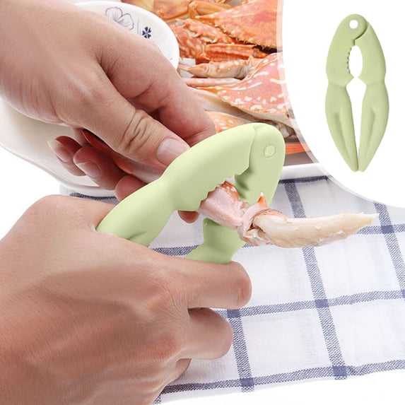 Plastic Walnut Clamp & Crab Sheller - Nut Cracker & Seafood Tool - Ergonomic Kitchen Gadget for Walnuts, Nuts & Crab Legs - Dishwasher Safe - 1 Pack