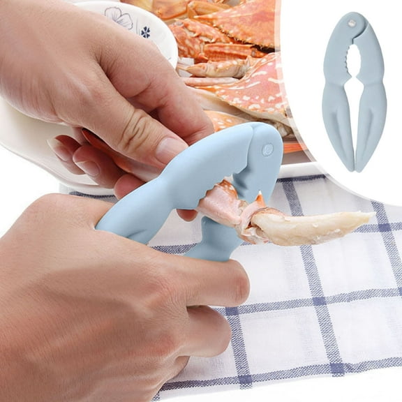 Plastic Walnut and Crab Clamp, Multifunctional Shell Cracker Kitchen Tool