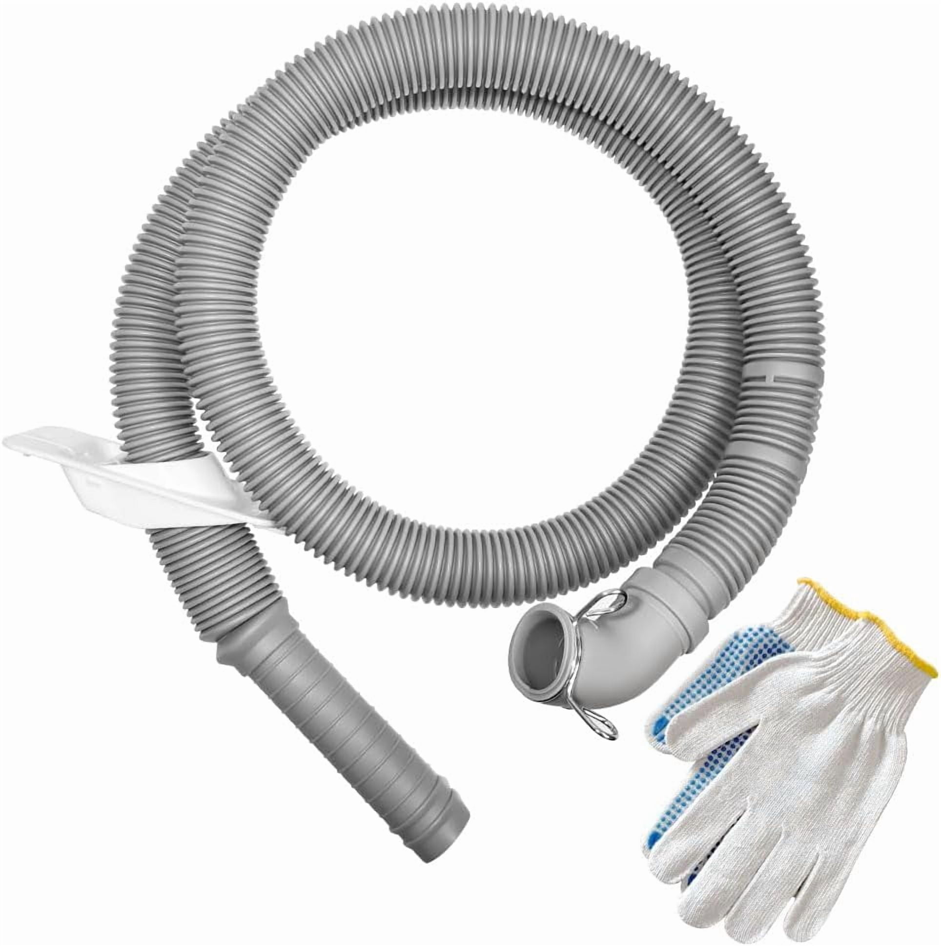 Plastic Washer Drain Hose AEM73732901 for LG Kenmore, Compatible modle AEM74053001 MEGJ62685201 PS8749199 5215EA1001A AEM73653001