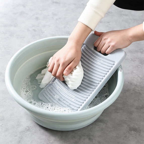 Plastic Washing Board Hand Washing Clothes Stand Portable, Home Washing Board, Modern Minimalist, Easy Hand Wash, Laundry Room, Travel Washing, Small Appliance, Lightweight Plastic