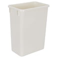 thumbnail image 1 of Plastic Waste Container, White, 1 of 2