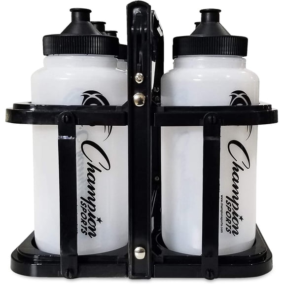 Plastic Water Bottle Set, Quart, Black - and Portable for Sports & Outdoor Activities