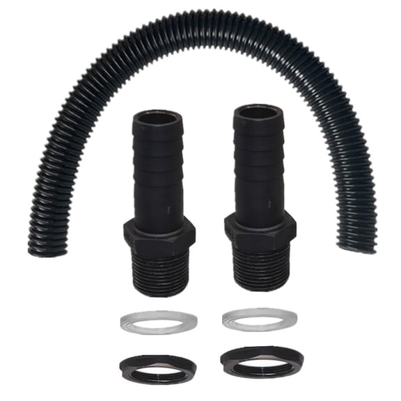 Plastic Water Butt Connecting Kit Flexible Hose Design Optimal Water Flow Water Butt Connector Pipe Link Kit Gardening Tool
