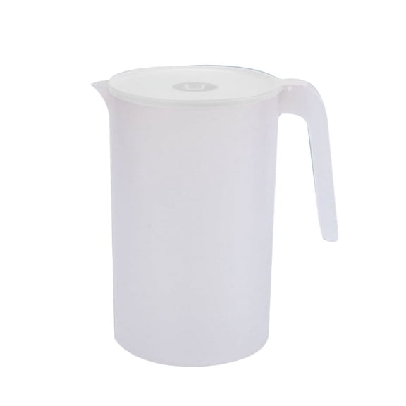 Plastic Water Pitcher - 2 Quart w/Lid, Hot & Cold Beverage Dispenser
