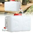thumbnail image 1 of Plastic Water Storage Container 15 Liter Capacity with Spigot , Thickened Material Leak Proof Portable Water TankforHome Emergency Outdoor Camping and Vehicle Use, 1 of 7