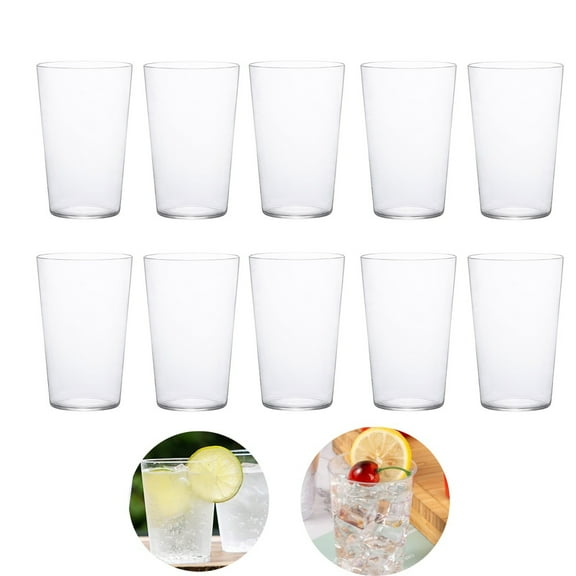 Plastic Water Tumbler,Drinking Glasses,Plastic Party Cup for Outdoor,12pcs Heavy Duty Drinking Tumbler for Cocktail, Whiskey, Milk,330ml/ 11oz