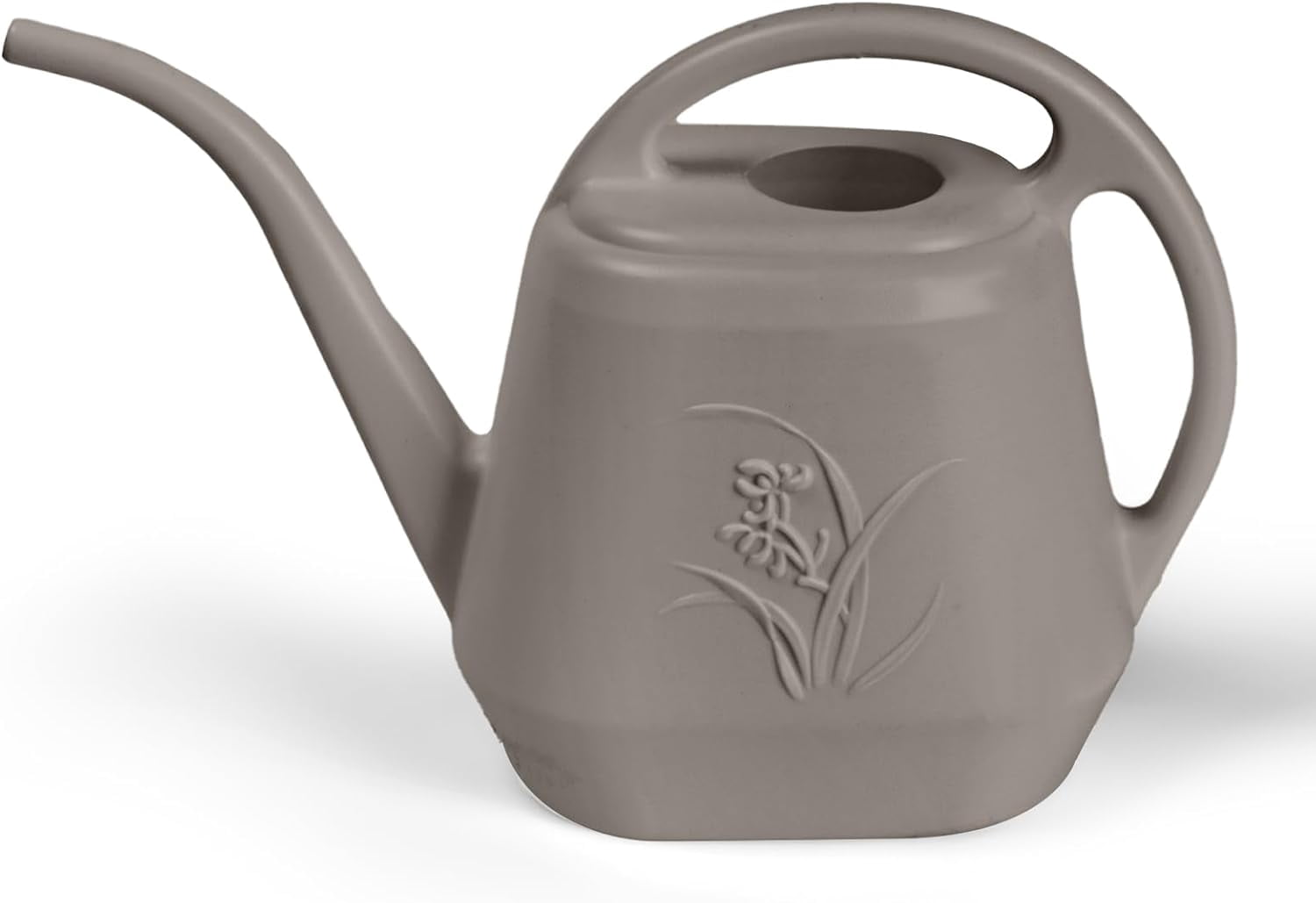 Plastic Watering Can - for Indoor and Outdoor Plant 1/2 Gallon Coffee Color