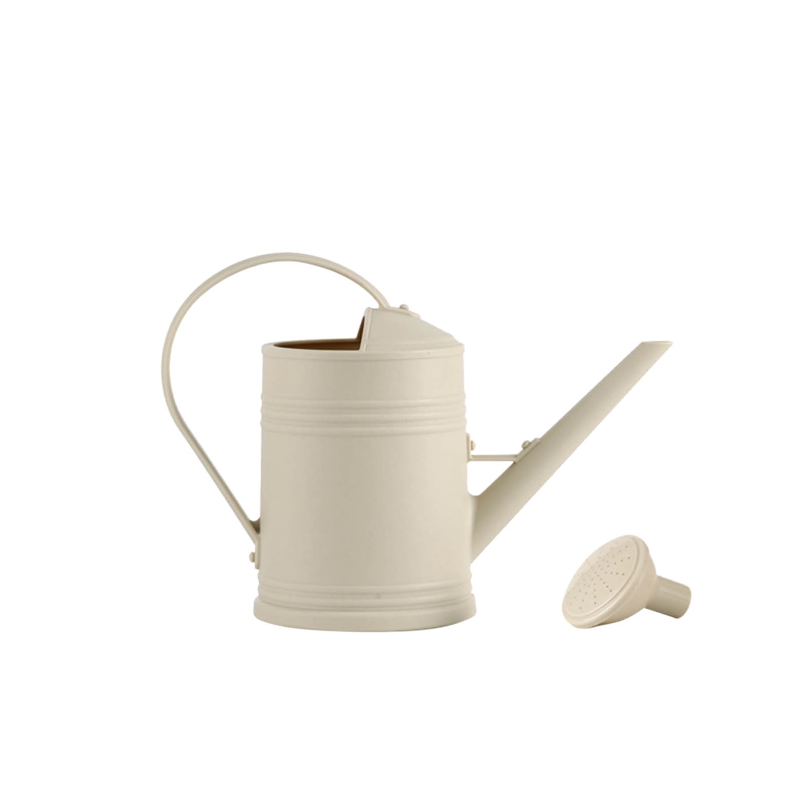 Plastic Watering can with Long Spout Garden Watering can for Indoor and Outdoor Plants Garden Tool，Beige