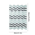 thumbnail image 1 of Plastic Waterproof Shower Curtain, Mildew-Resistant Bathroom Curtain, Easy Care Durable Shower Curtain for Home, RV, Gym, and More, 1 of 5