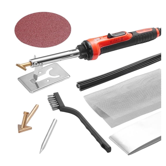 Plastic Welder Kit 60W/100W - 3 Tips, 20 Rods - Automotive Repair, Kayak, Bumper, Electronics Welding - Plastic Repair Soldering Iron