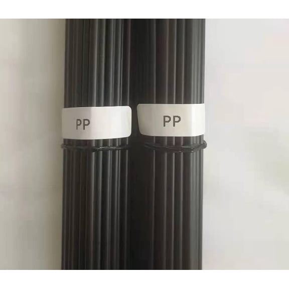 Plastic Welding Rods Black PP Welding Strips for Plastic Welder, Welding Electrodes For Auto Car Bumper Repair and Kayak Repairs
