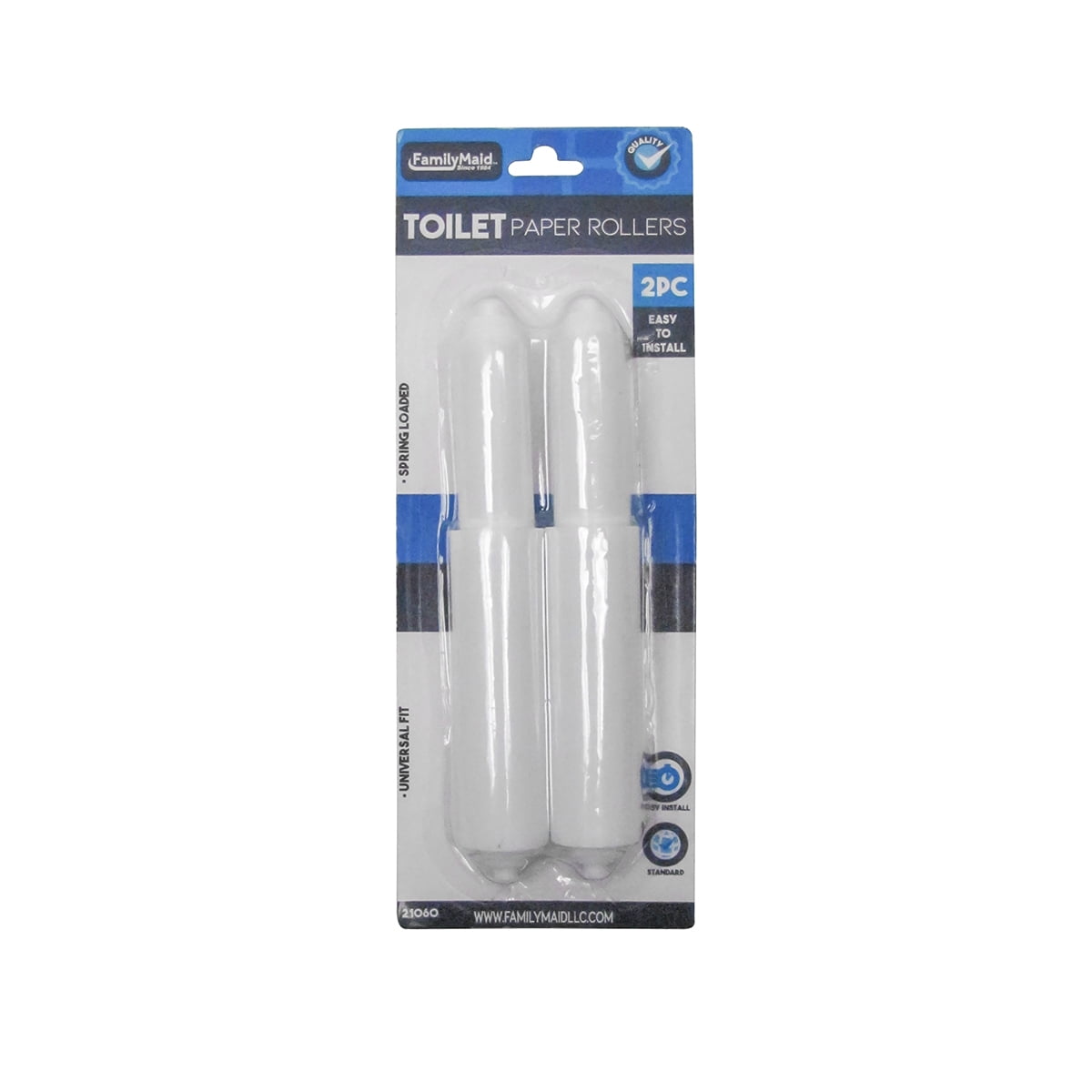 2 Pc White Toilet Paper Roll Holder Plastic Bathroom Storage Tissue Stand Roller 2 Pc White Toilet Paper Roll Holder Plastic Bathroom Storage Tissue Stand Roller